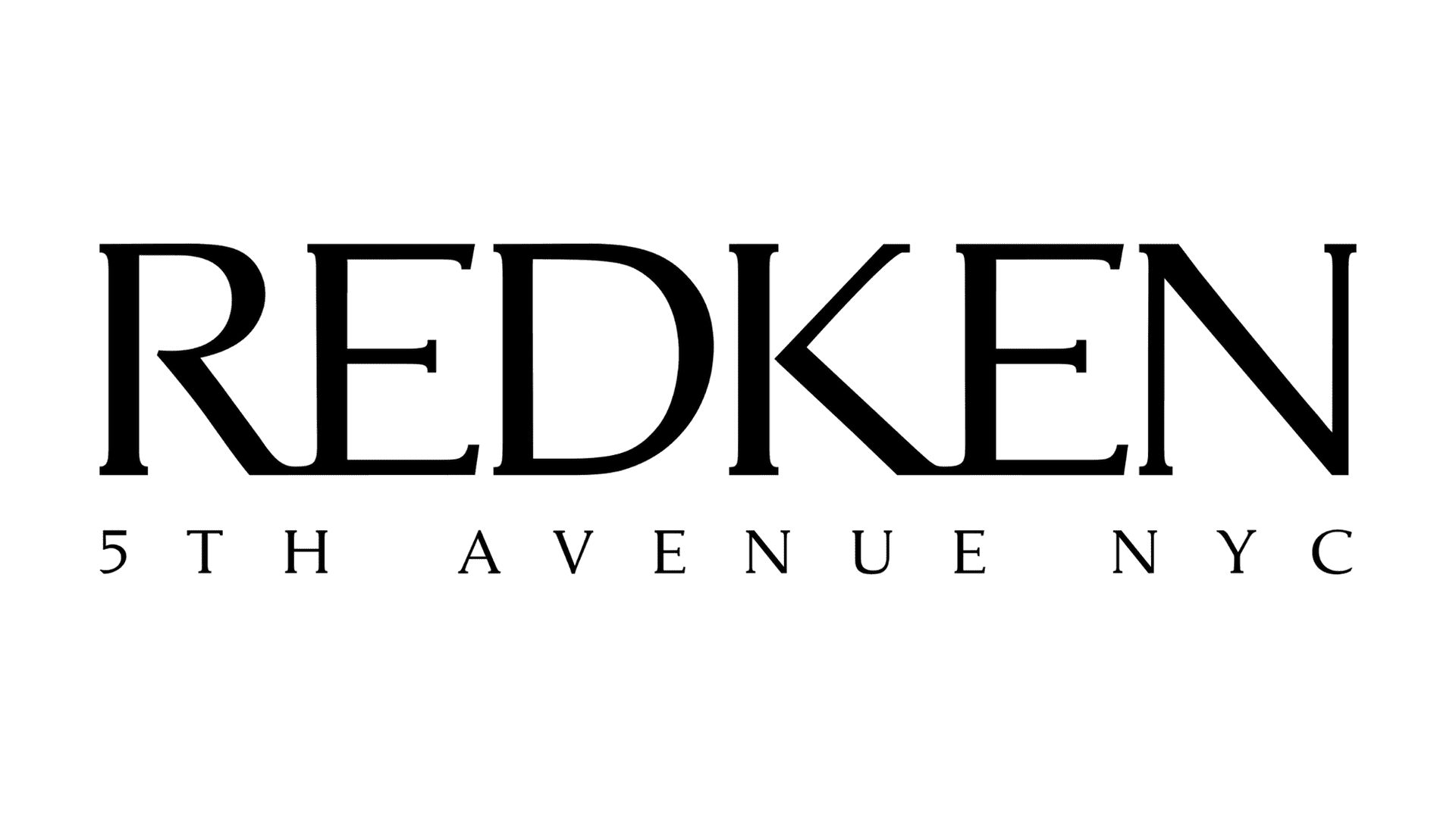Redken logo with "5th Avenue NYC" tagline in black text.